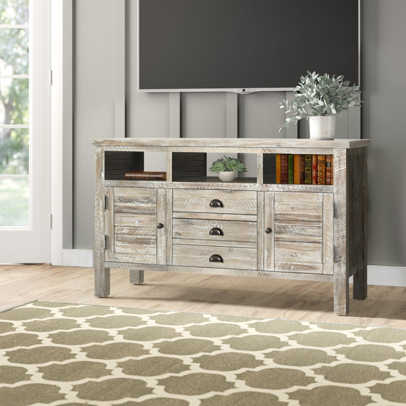 Wellston Solid Wood TV Stand for TVs up to 55" & Reviews Birch Lane